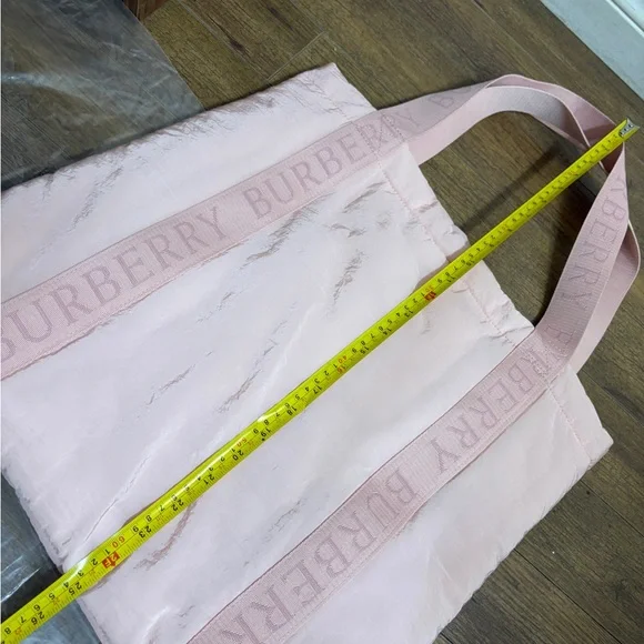 Burberry Light Pink Logo Strap Tote - Picture 6 of 12